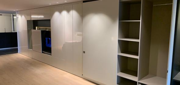 Dressing met tv-wand outlet